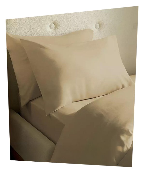 Sheets and pillowcases.